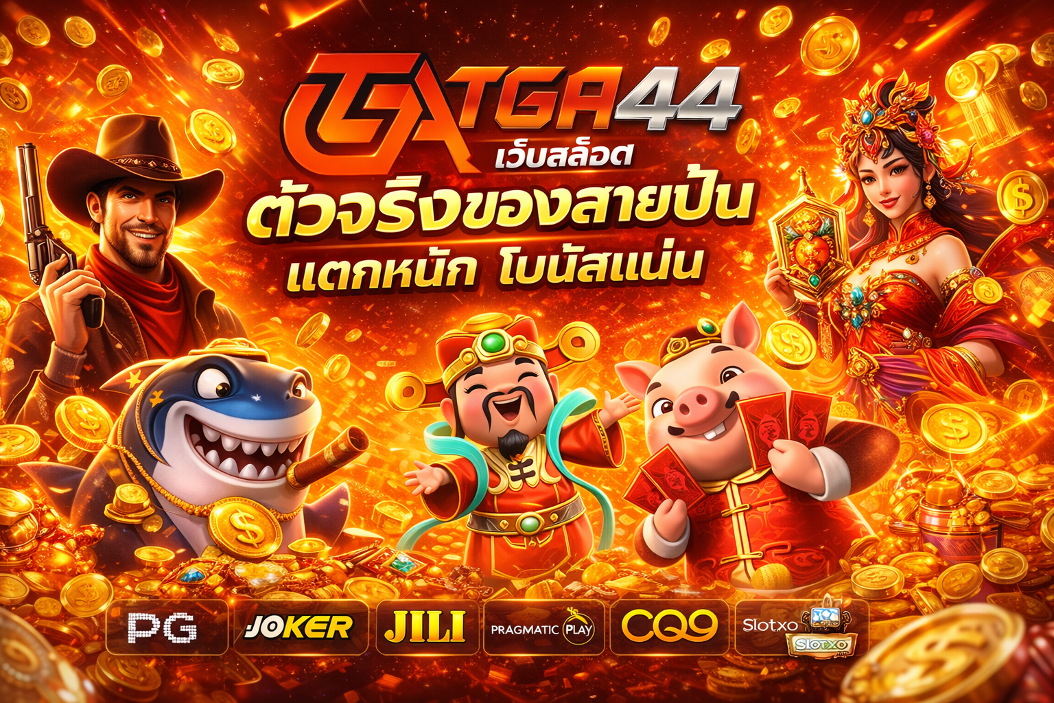 tga44 เว็บสล็อตตัวจริงของสายปั่น แตกหนัก โบนัสแน่น